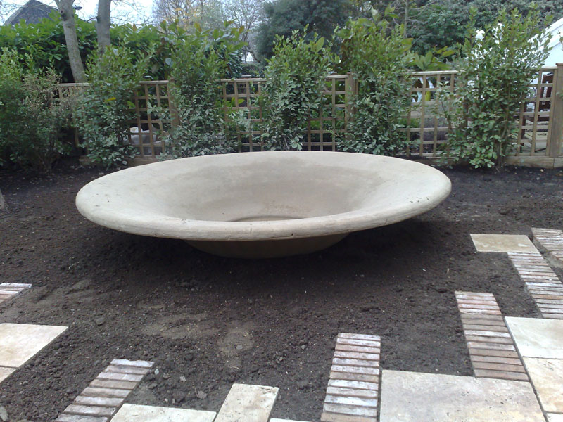 Internal structure inside dish