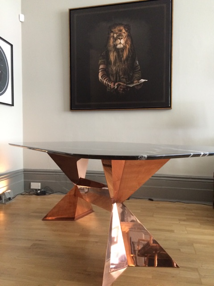 Copper table